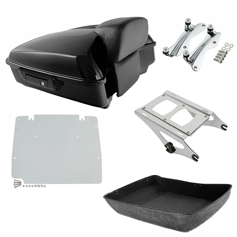 Chopped Trunk Pad Mount Plate Docking Kit Fits For Harley Touring models 2014-26