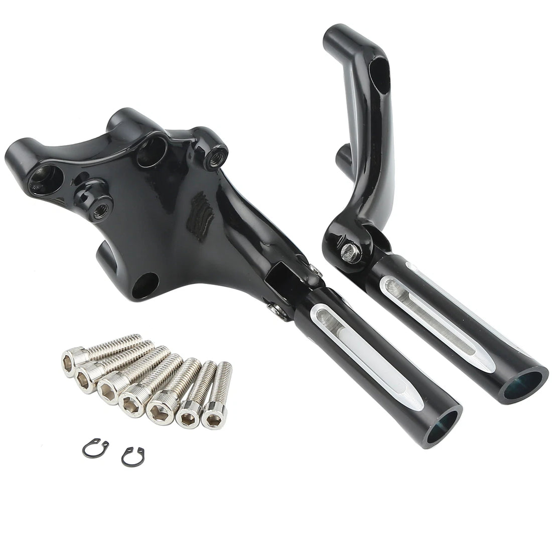 Rear Passenger Foot Pegs Mount Brackets Fit For Harley Sportster Iron 883 14-22