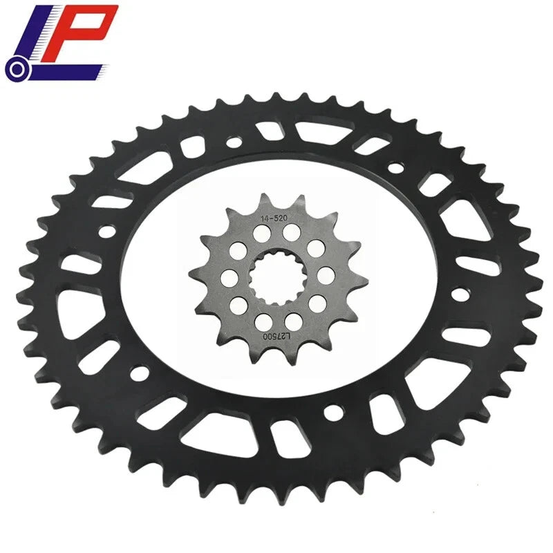 520 16T 42T Front Rear Motorcycle Sprocket For Yamaha XT500 1986