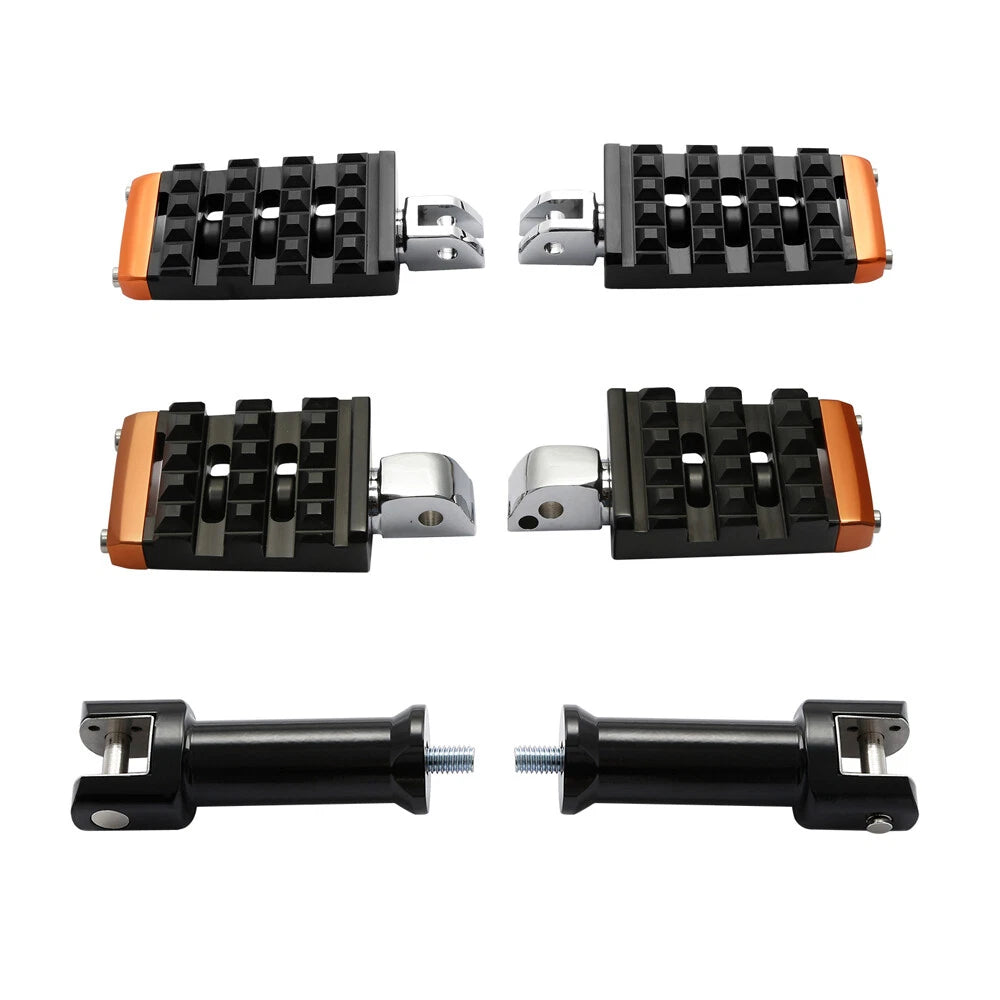 Rider Passenger Foot Pegs Bracket Fit For Harley Softail Fat Bob Low Rider 18-25