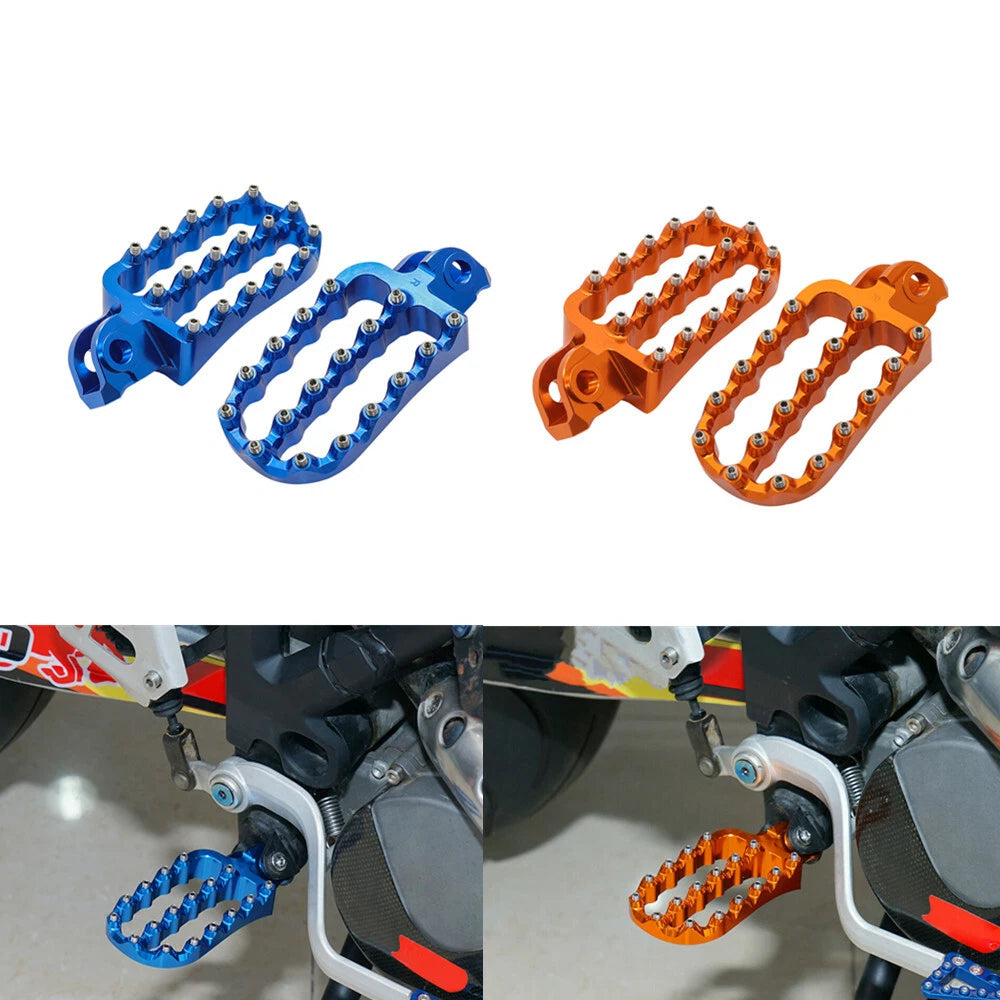 CNC Wide Footrest Pedals Foot Peg For Husqvarna 690 790 890 950 990 1050 1290