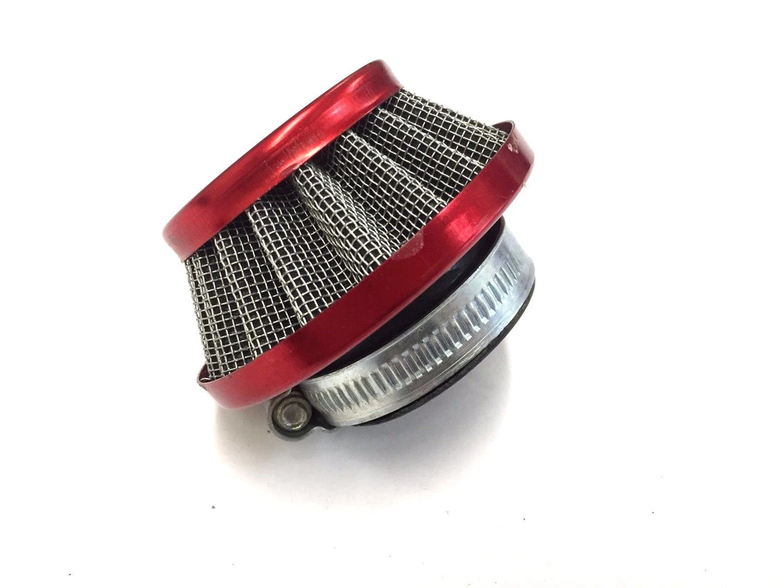 BRAND NEW 35MM RED AIR FILTER 33CC 36CC 43CC 49CC 50CC 52CC SMALL GAS SCOOTER