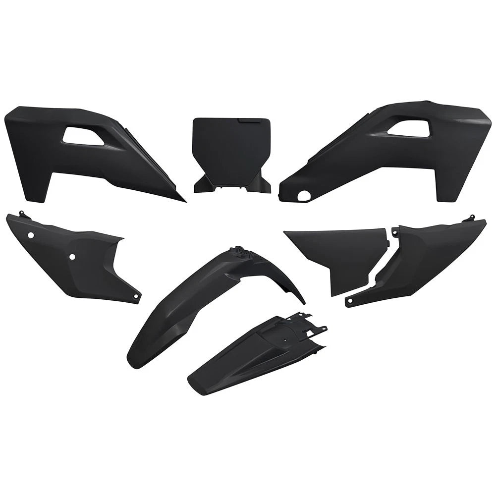 UFO HUKIT630@0013ff0-cef91d Complete Plastic Kit Black For Husqvarna TC 150