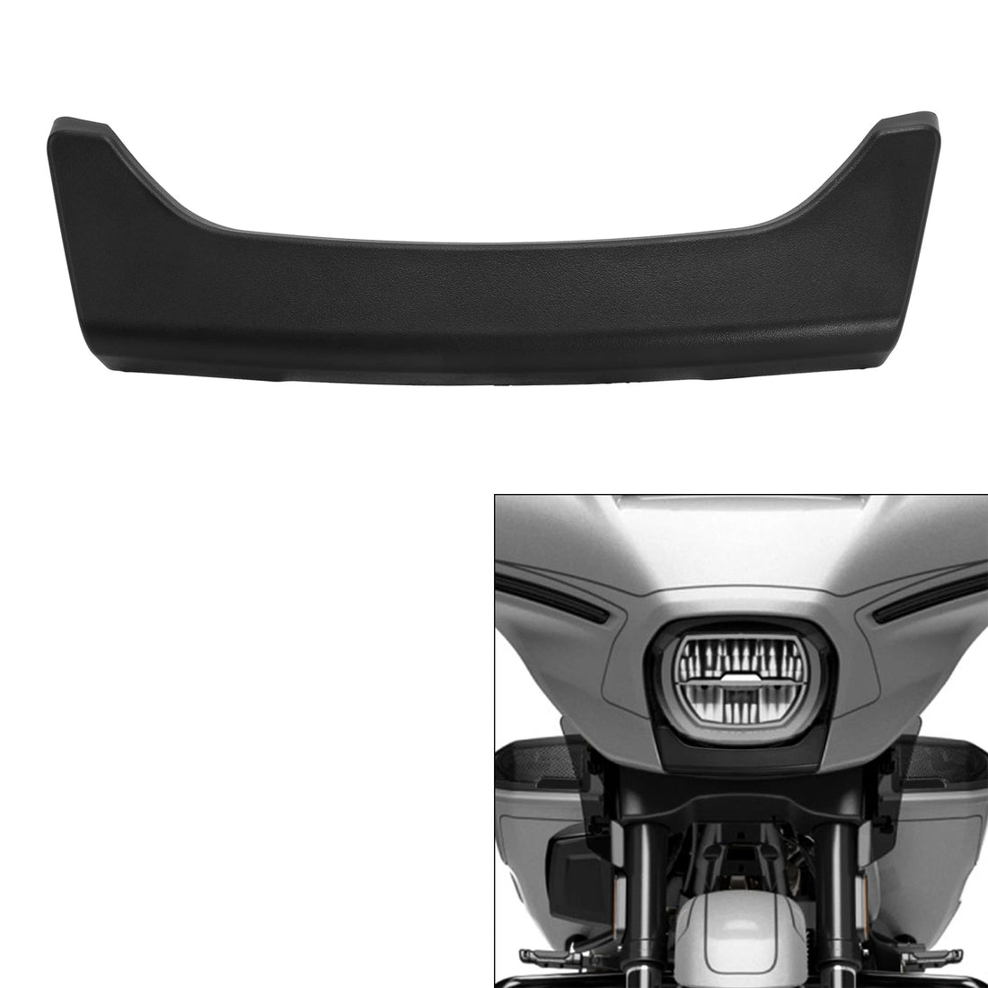 Front Outer Fairing Lower Trim Fit For Harley Cvo Street Glide 23-26 Flhx 24-26