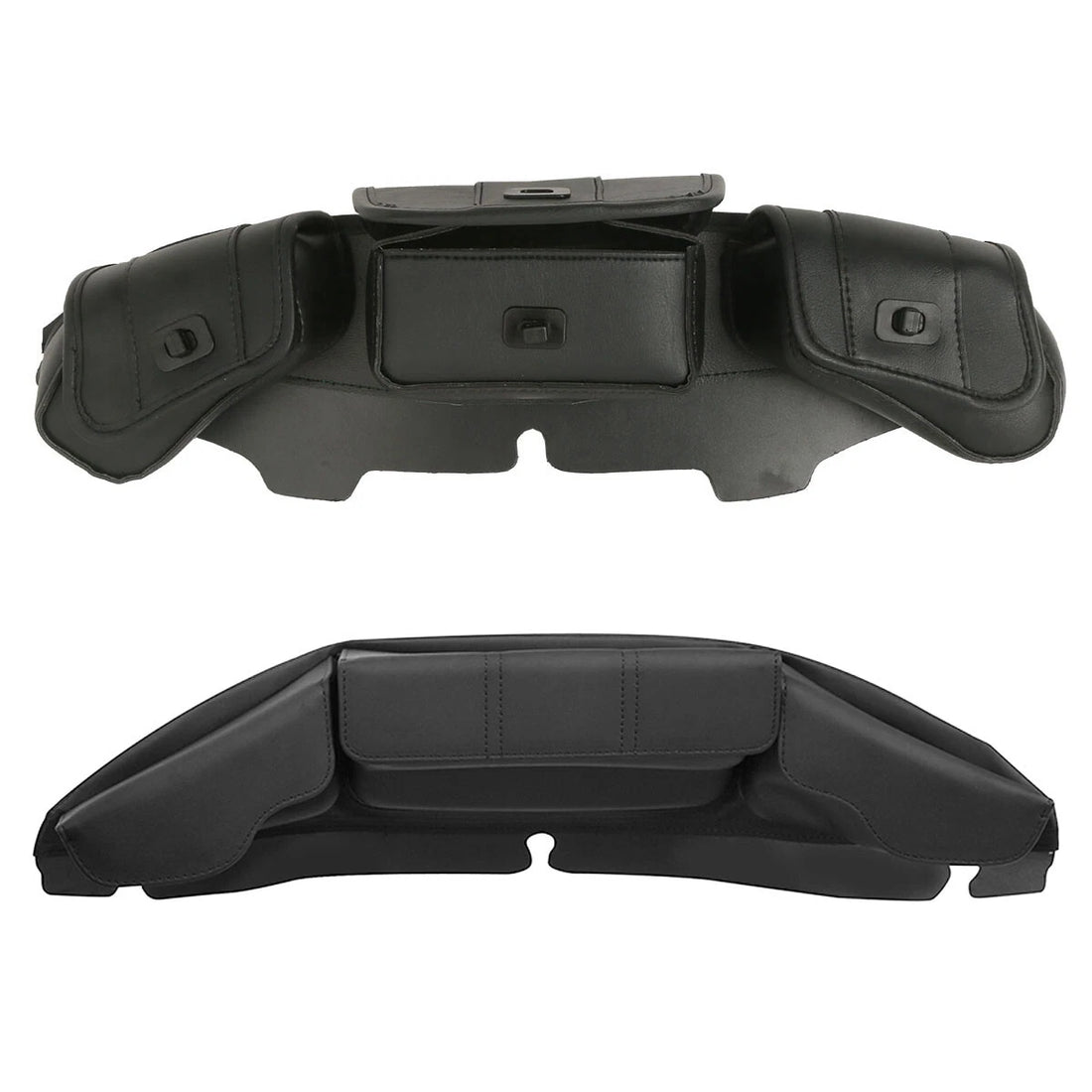 Windshield 3 Pouch Pocket Bags Fit For Harley Street Glide 1996-2013 /2014-2024
