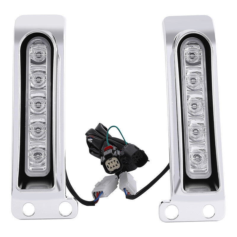 Saddlebag LED Inserts Support Light Fit For Harley Road King Electra Glide 14-24
