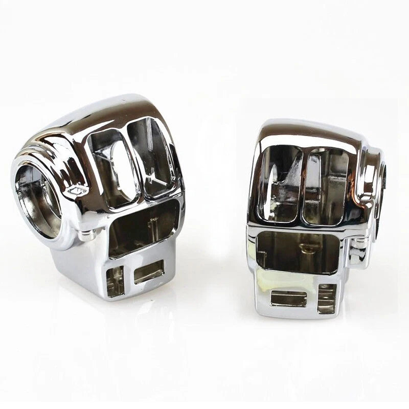 Chrome Switch Housing Cover Fit For Harley Electra Glide Road Glide Road King