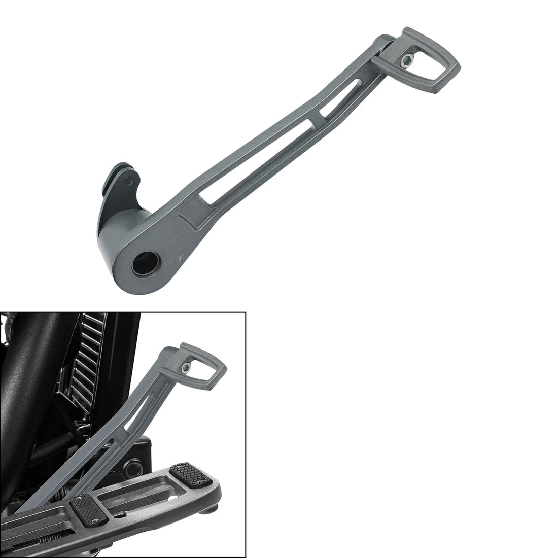 Rear Brake Pedal Foot Lever Fit For Harley Touring Road King Street Glide 14-25