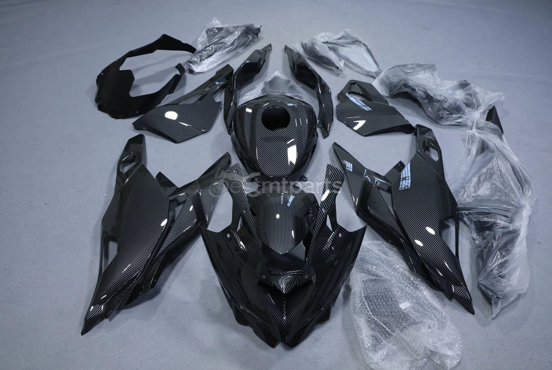 Black Carbon Fiber Fairing Kit +Tank For 2023-2025 Kawasaki Ninja ZX4R 4RR ZX400