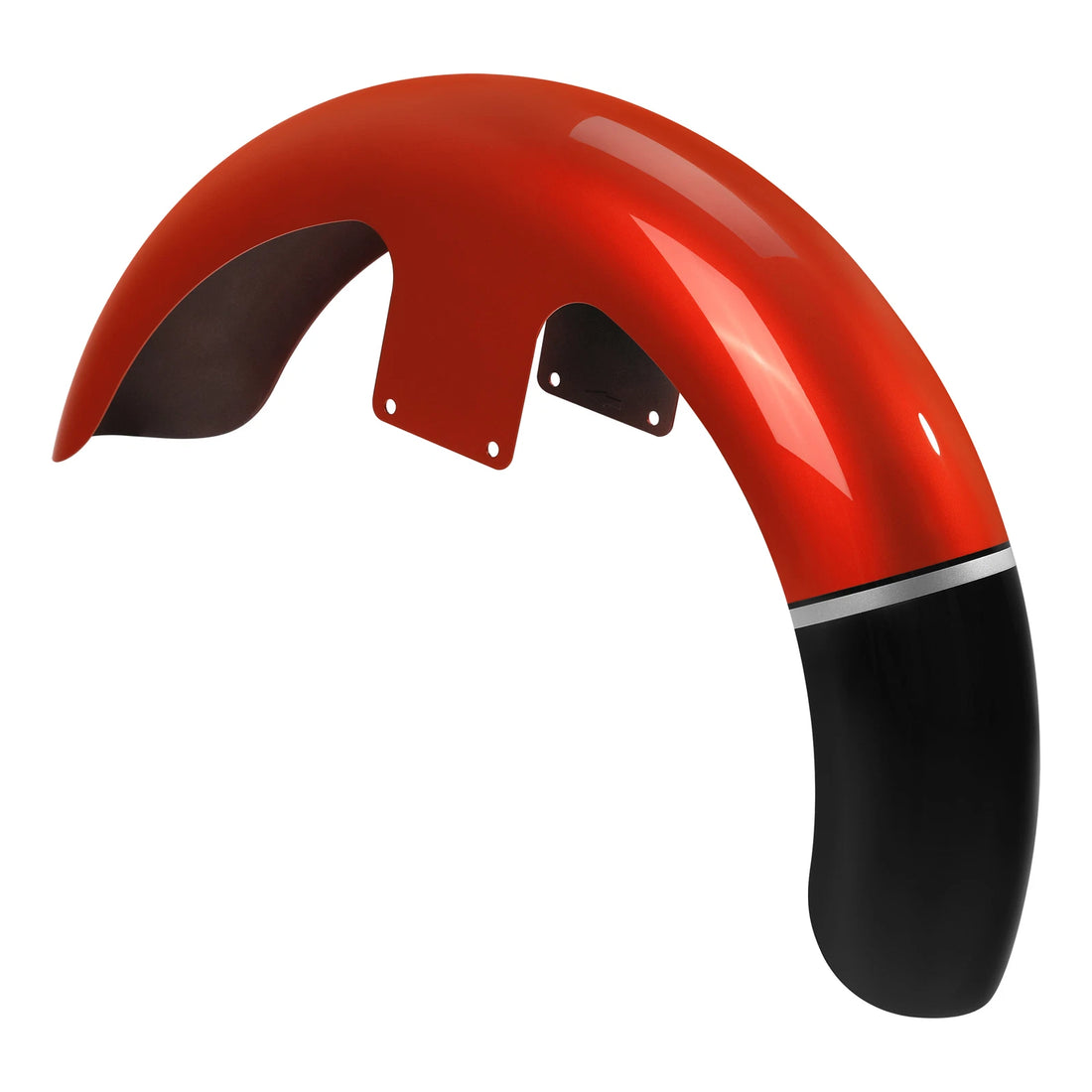 21" Front Fender Fit For Harley Touring 97-2013 Sunset Orange/Sunset Black Fade