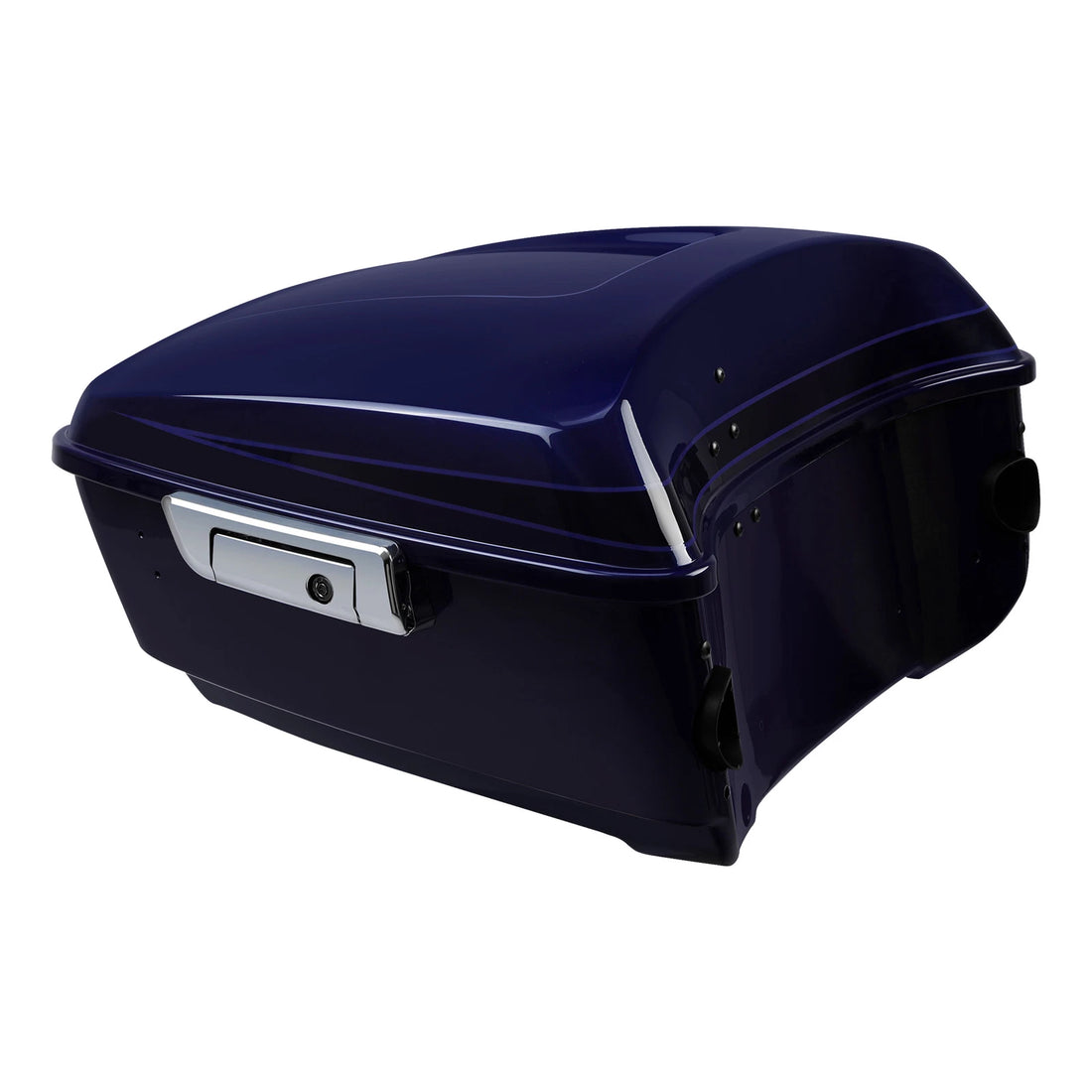 King Trunk Fit For Harley Road Glide 2014-2024 Zephyr Blue / Black Sunglo