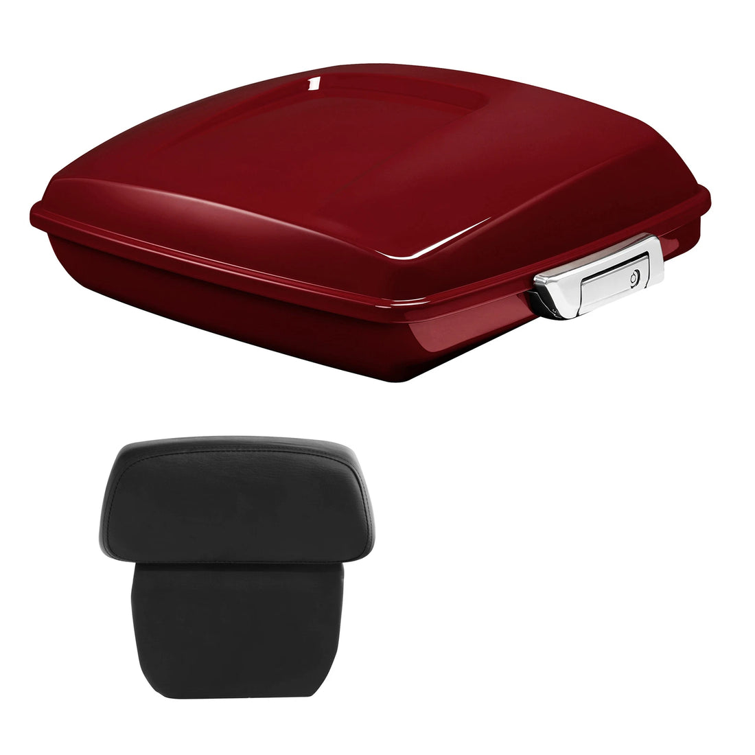 Razor Trunk Backrest Fit For Harley Touring Street Glide 14-24 Billiard Red