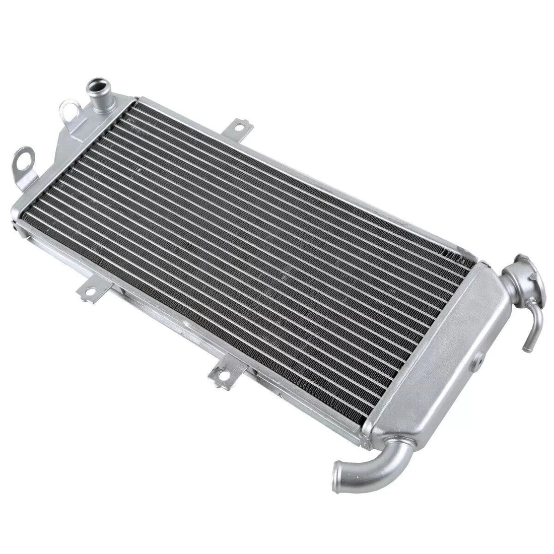 Aluminum Engine Cooling Radiator For Kawasaki Ninja 650 ER-6F ER-6N 2009-2011 10