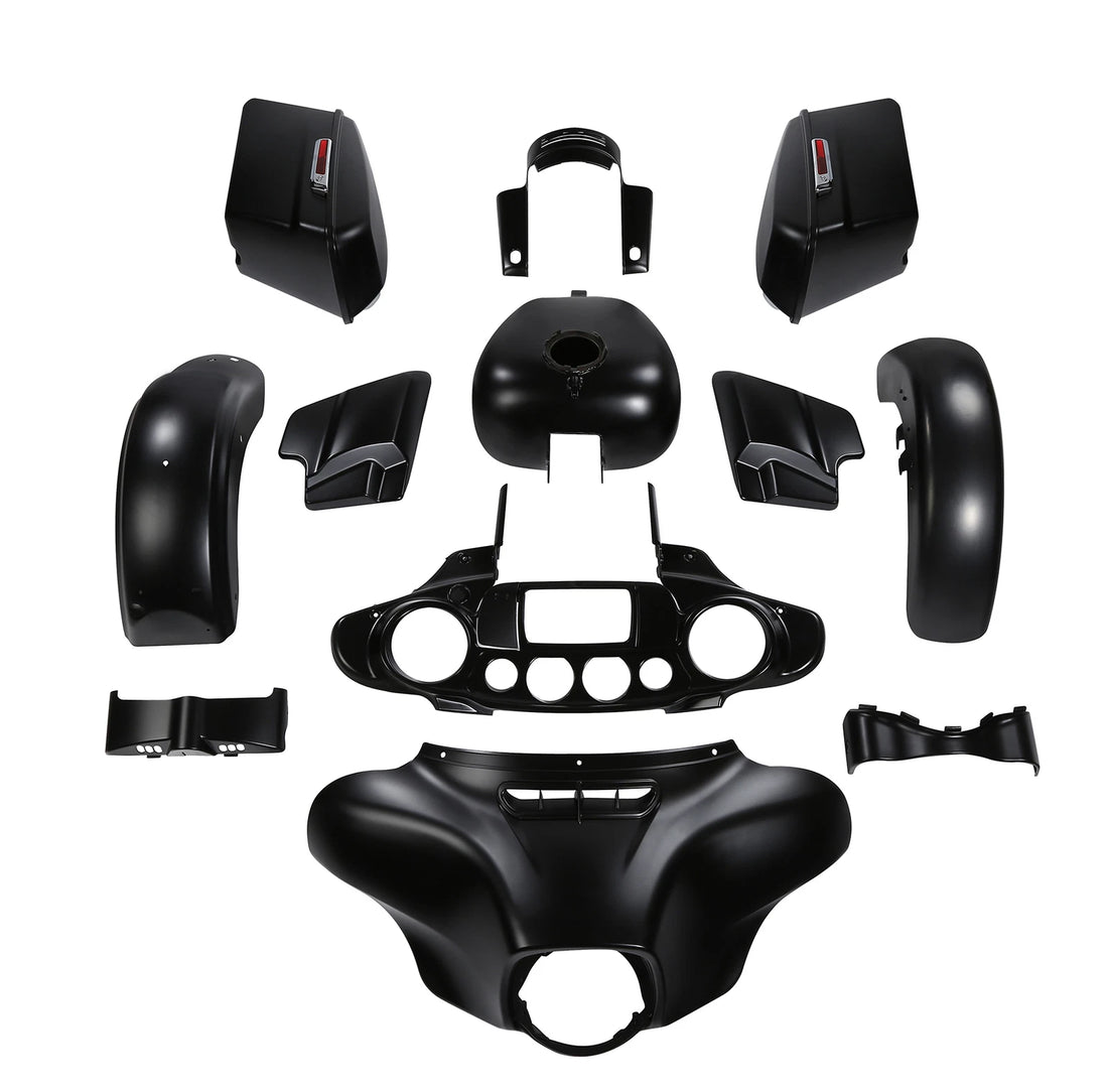 Fairings Body Work Kit Fit For Harley Street Glide Special 2014-2024 Black Denim