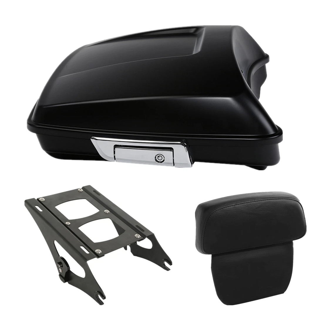 Razor Trunk Pad & Mount Rack Fit For Harley Touring Road Glide 14-26 Black Denim