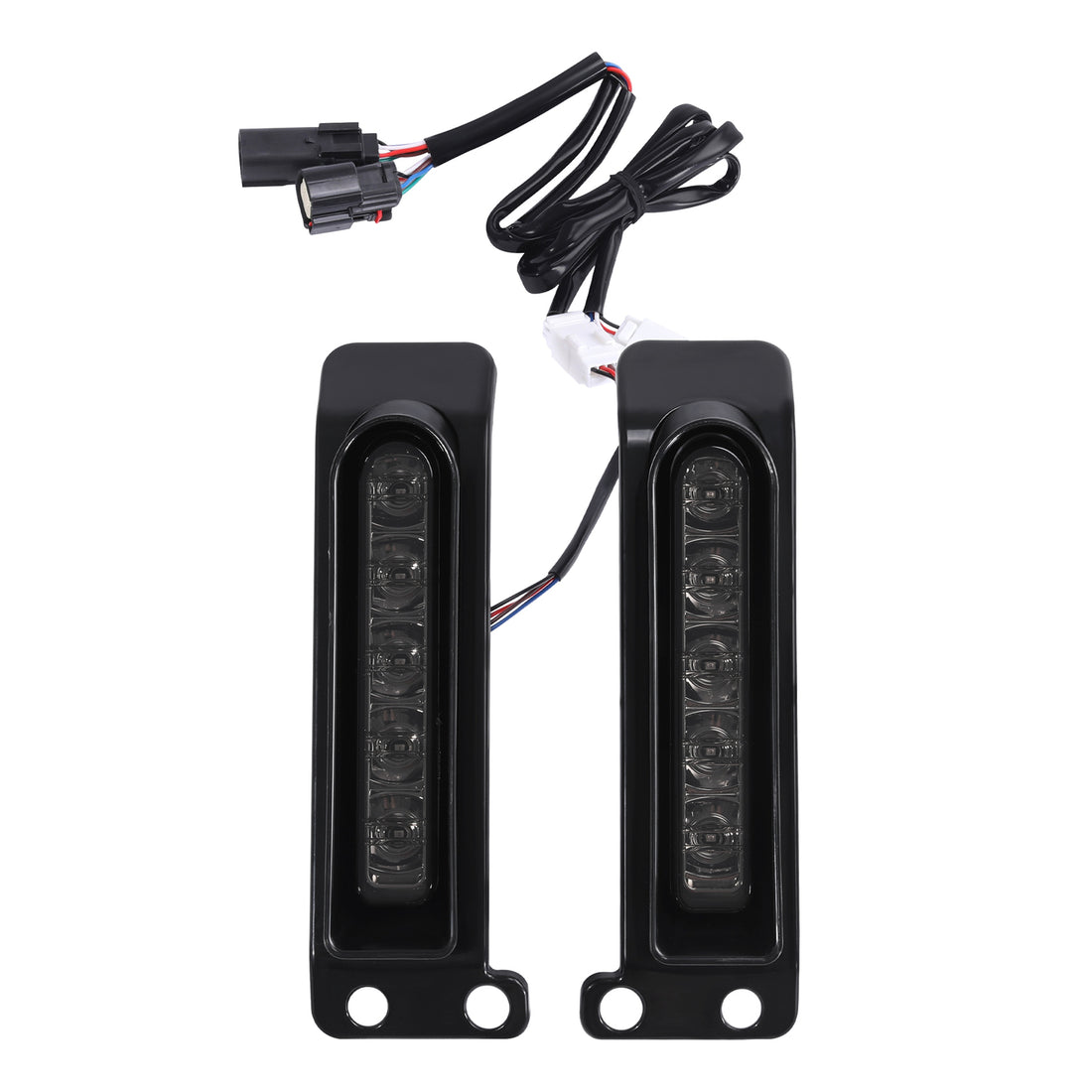 Saddlebags LED Inserts Support Auxiliary Light Fit For Harley Touring 2014-2024