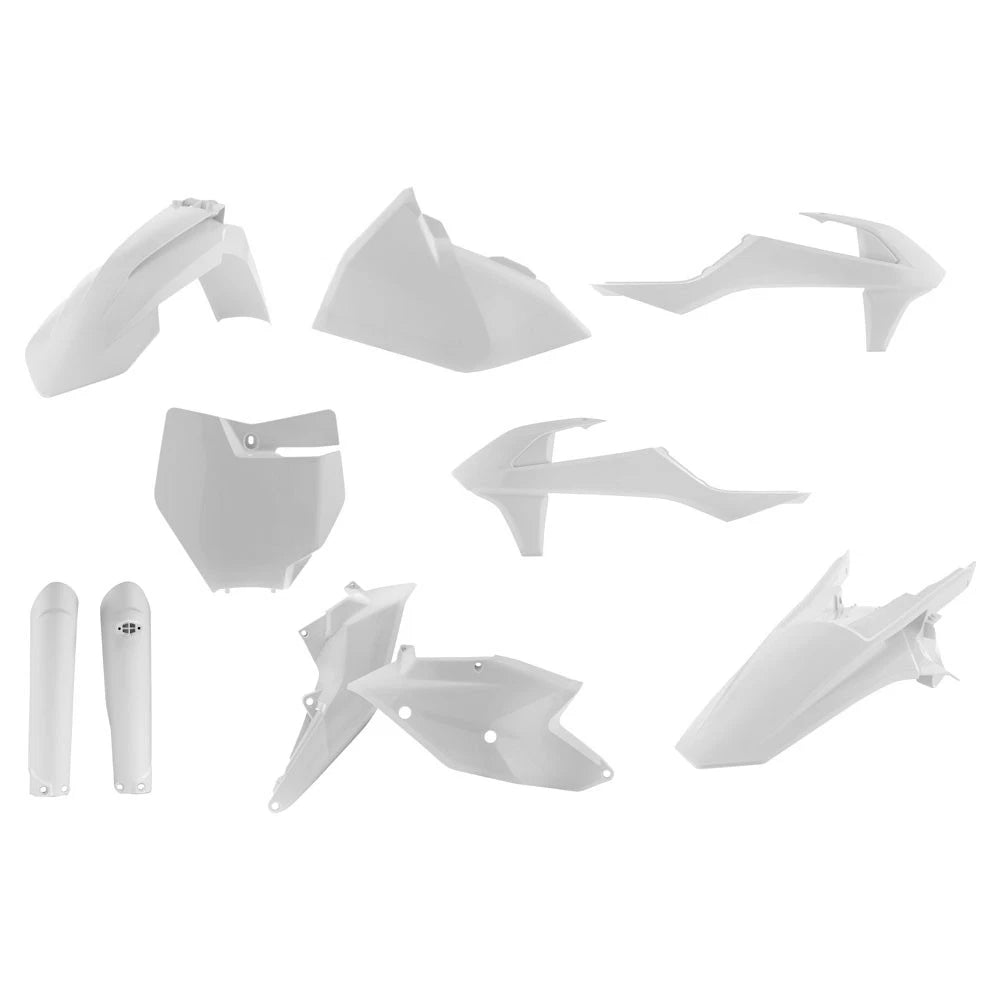Acerbis Full Plastic Kit White For KTM 350 SX-F 2016-2018