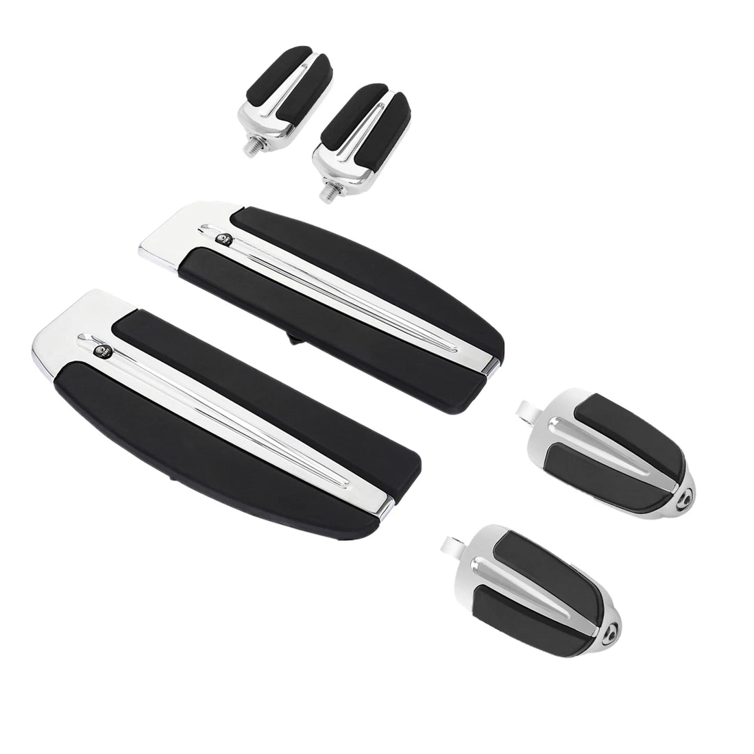 Slipstream Rider Footboard Inserts Footpeg Shifter Pegs Fit For Harley Fltr Flht