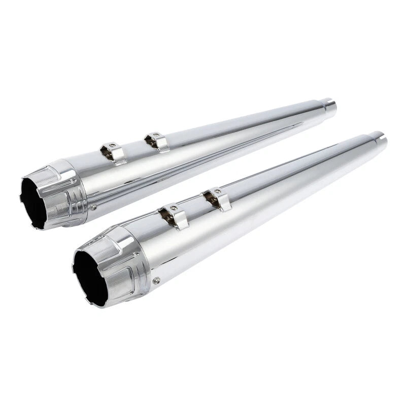 4" Slip on Megaphone Mufflers Exhaust Fit For Harley Electra Road Glide 1995-16