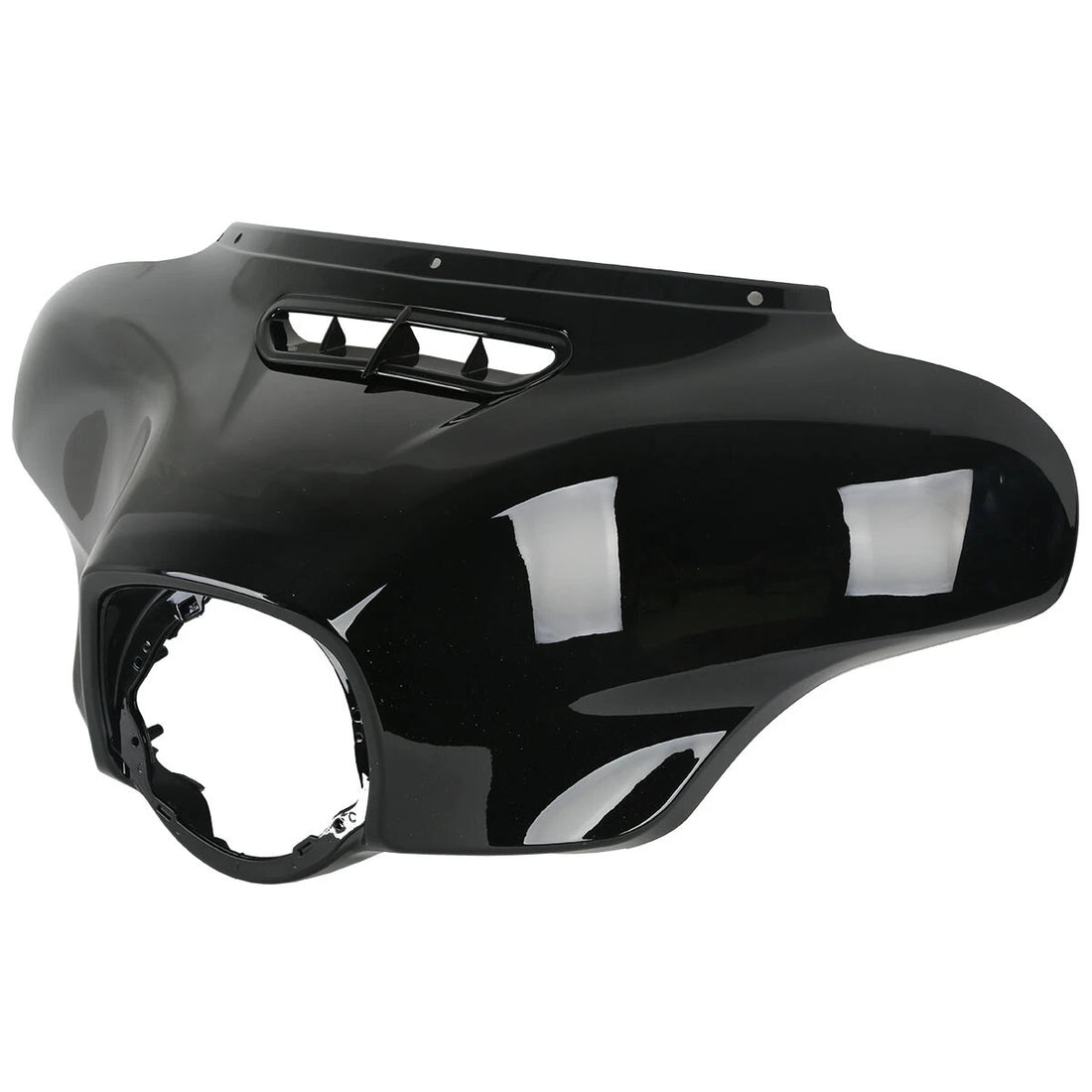 Vivid Black Outer Batwing Fairing Fit For Harley Touring Street Glide 2014-2024