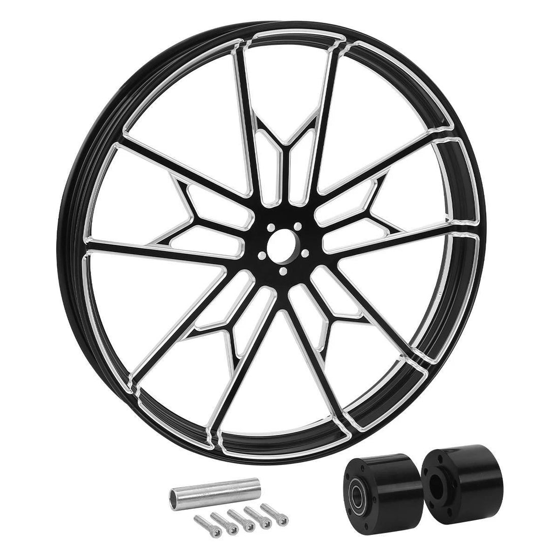 21" x 3.5" Front Wheel Rim Dual Disc Hub Fit For Harley Electra Glide 1997-2021