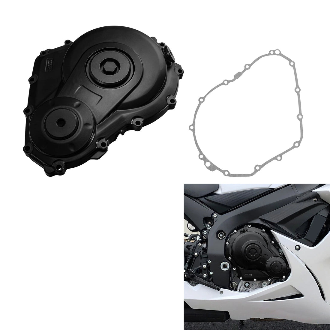 Engine Crankcase Stator Clutch Cover Fit For Suzuki Gsxr 600 GSX-R 750 2008-2025