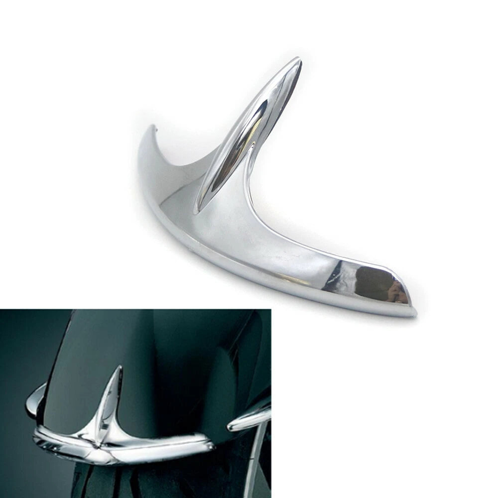 Chrome Front Fender Fairing Tip For Honda GL1800 Goldwing 2001-2017 /F6B 14-17