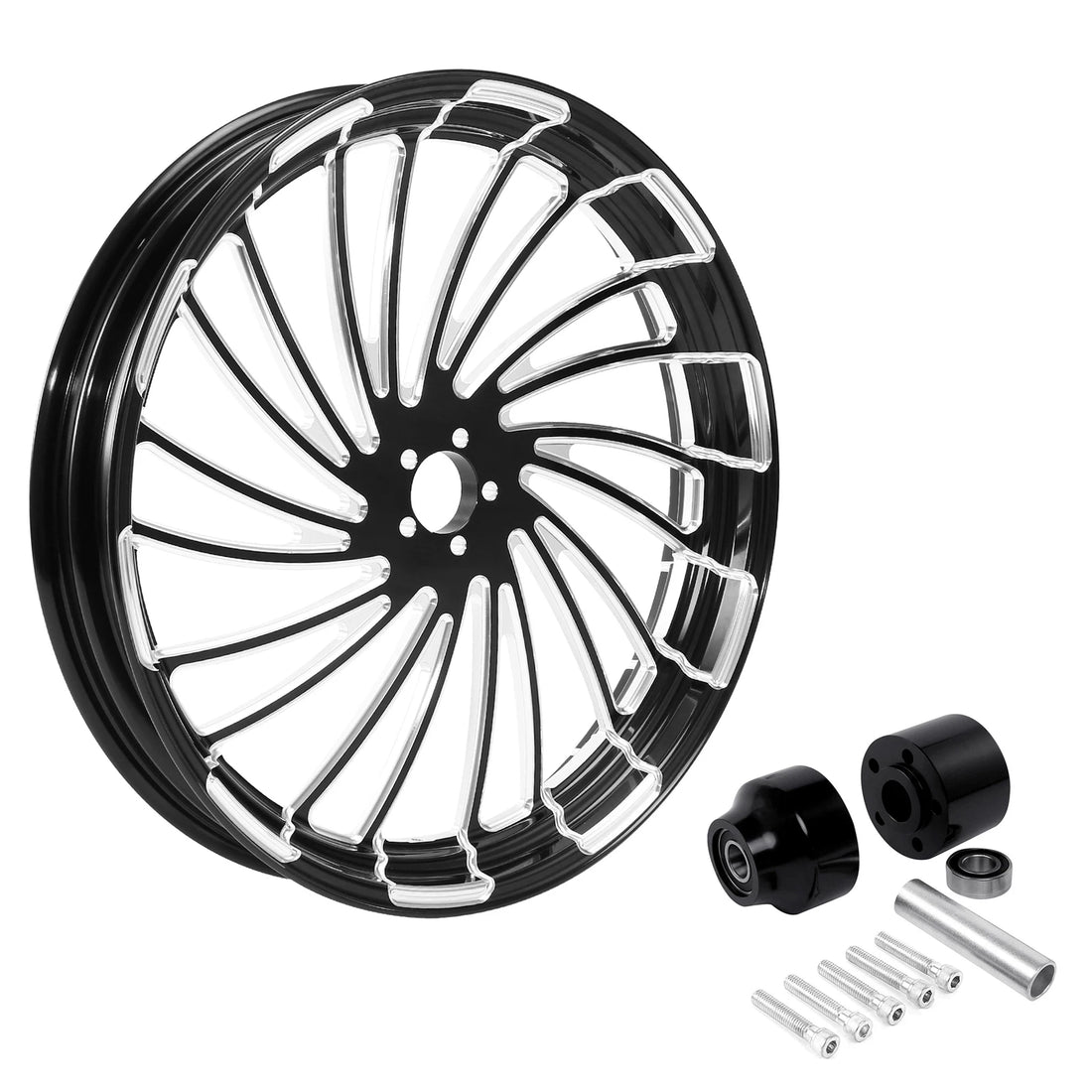 32" x3.5" Front Wheel Rim Single Disc Hub Fit For Harley Touring models 1997-21
