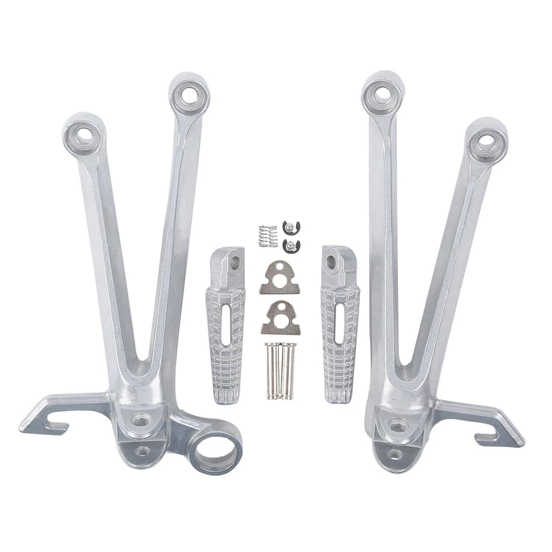 Rear Passenger Foot Peg Footrest Bracket Set Fit For Suzuki Gsxr 1000 2005-2006