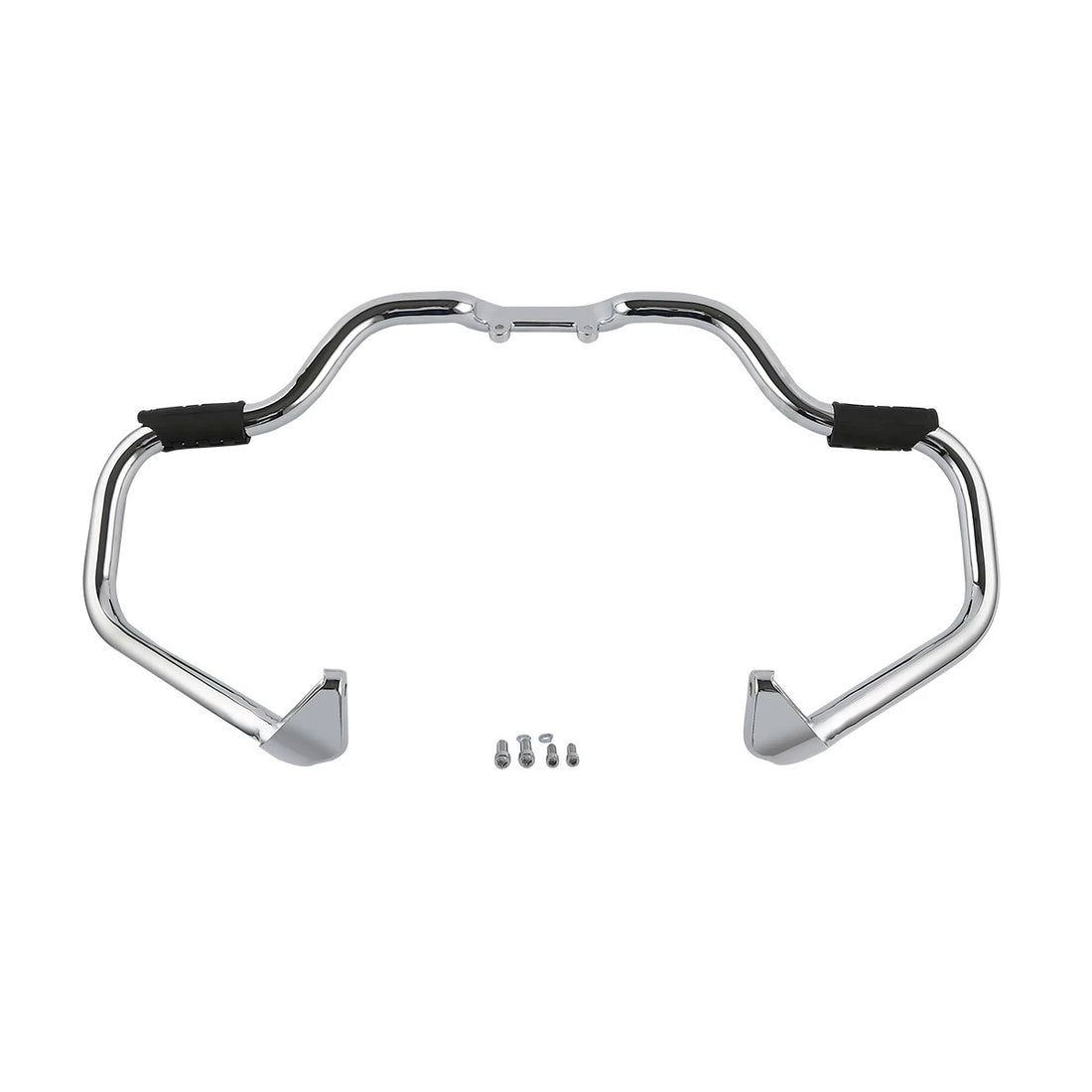 Chrome Mustache Engine Guard Crash Bar Fit For Indian Chieftain Dark Horse 16-25