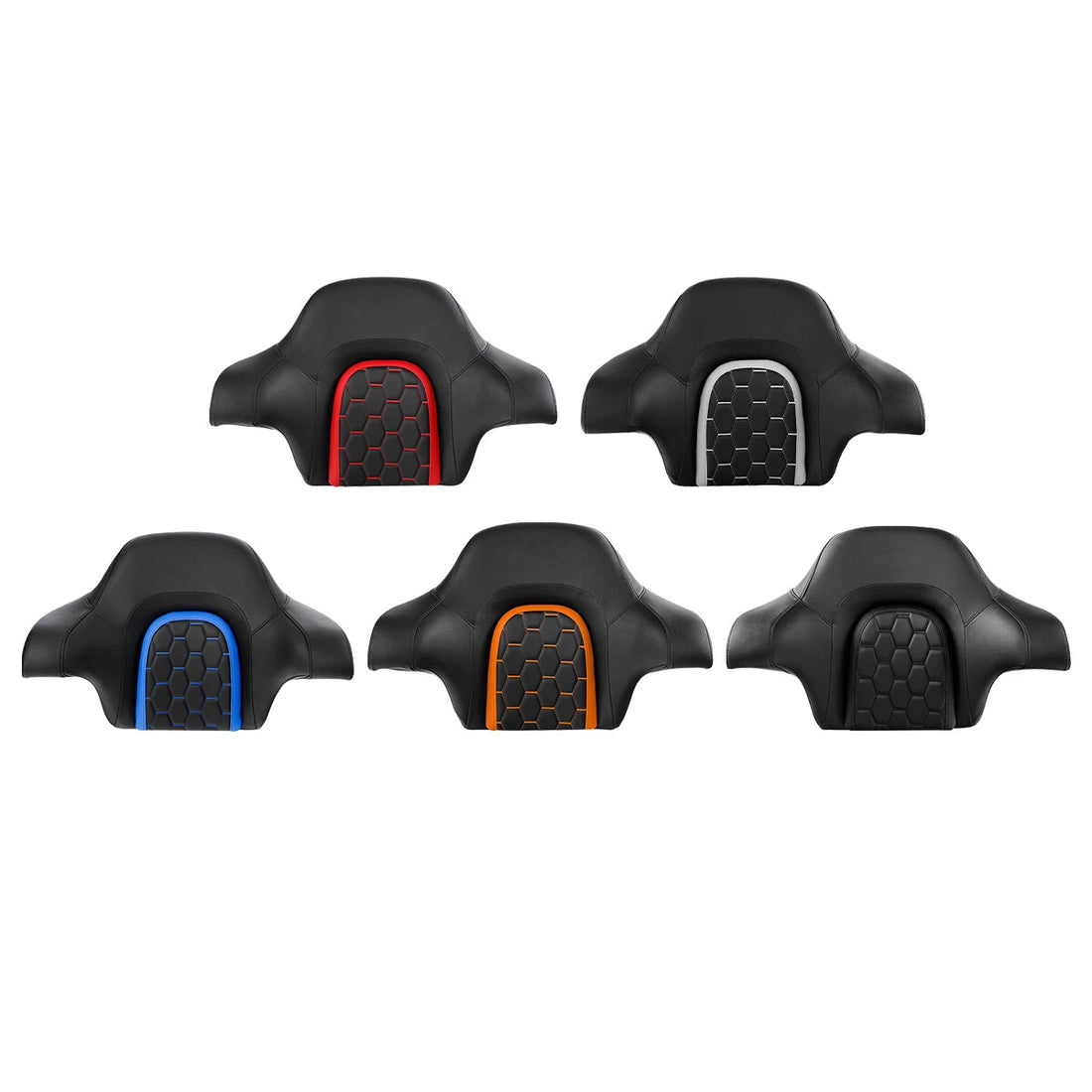 King Passenger Backrest Pad Fit For Harley Touring Road Street Glide 2014-2025