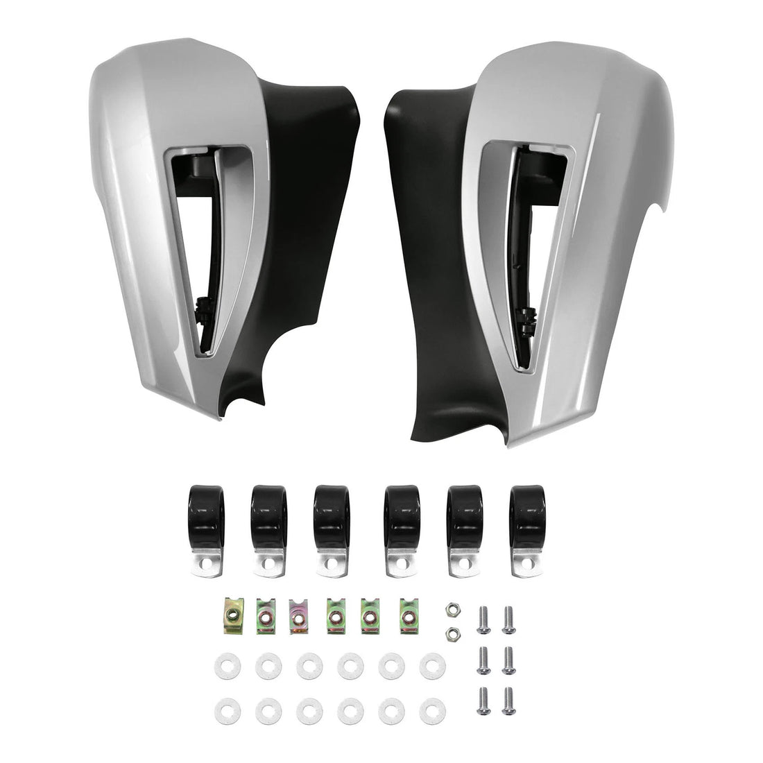 Lower Vented Fairings Fit For Indian Chieftain 2019-24 Silver Quartz Metallic