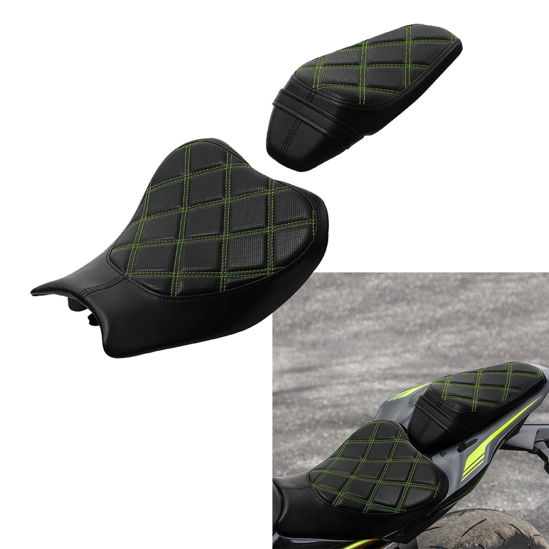 Driver Passenger Seat Fit For Kawasaki Z900 2017-2024