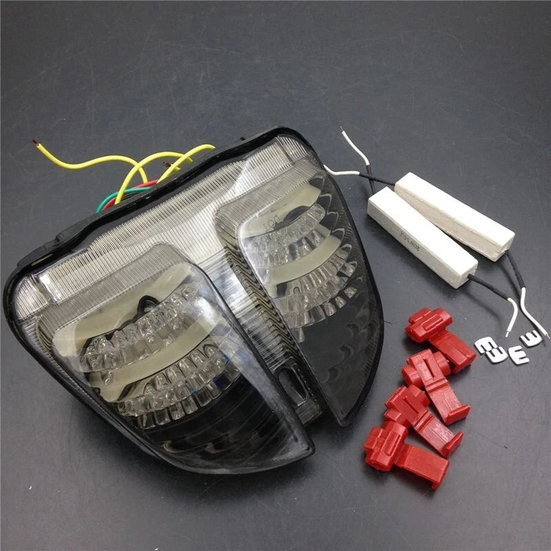 Fit For Suzuki GSXR600 GSXR750 2006-2007 Smoke Led Tail Brake Light Turn Signals