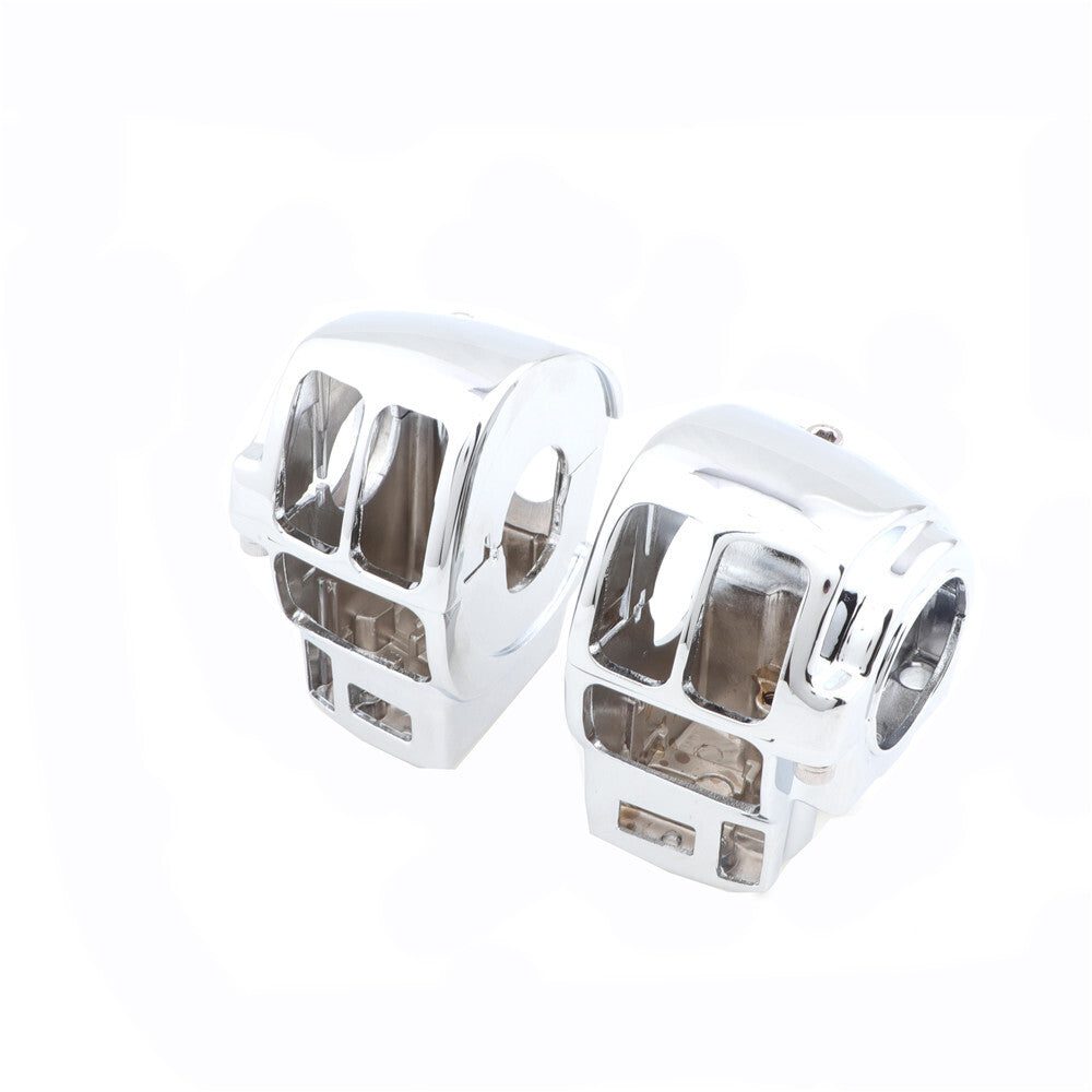 Chrome Hand Control Switch Housing Cover For Harley Electra Glide Flhtcu 96-2013