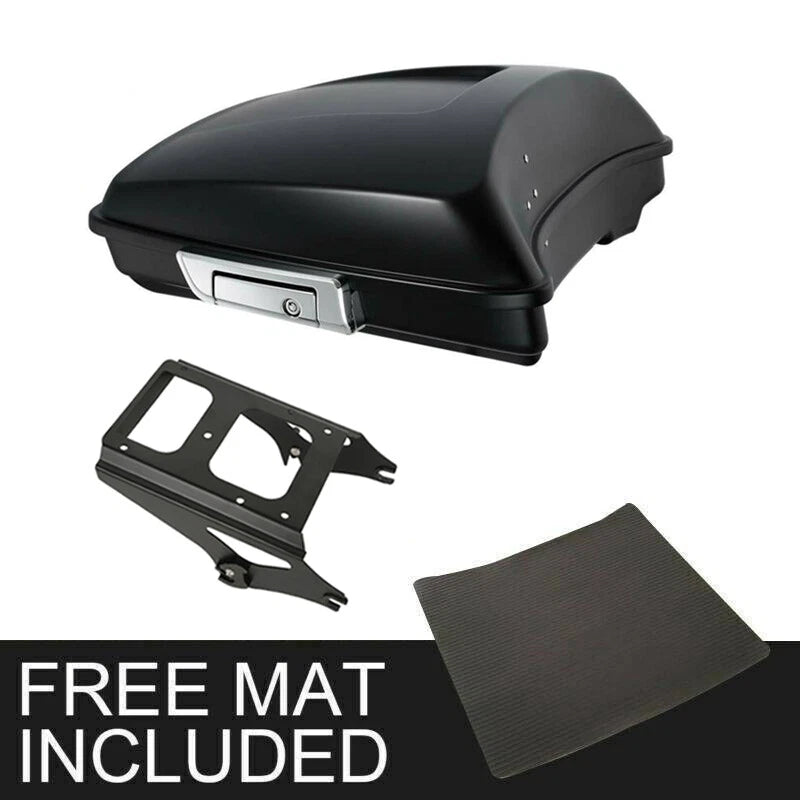 Matte Black Razor Trunk Mount Fit For Harley Touring Road King 2009-2013