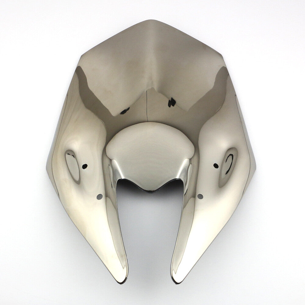 Motorcycle Windshield Windscreen For Kawasaki Z800 2012-2018 13 14 15 16 Chrome