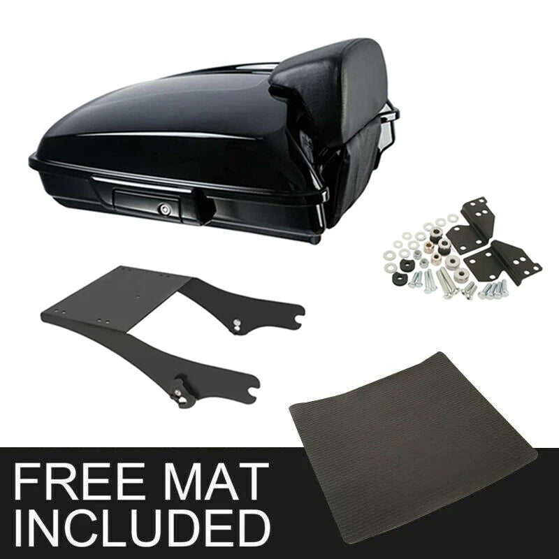 Razor Trunk Backrest Mount Docking Kit Fit For Harley Touring Road King 97-2008