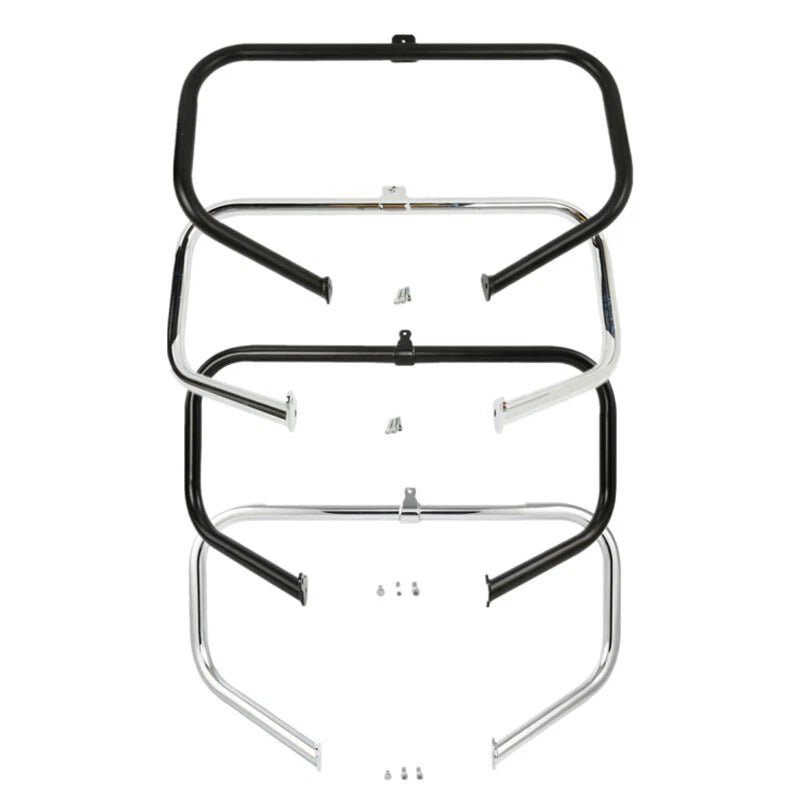 Chrome/Black Highway Engine Guard Crash Bar Fit For Harley Touring 97-08 / 09-24