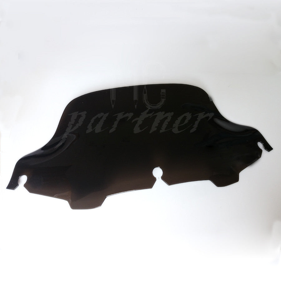 Dark Tea 8" Wave Windshield Windscreen For Harley Flht Flhtc Flhx Touring 96-13