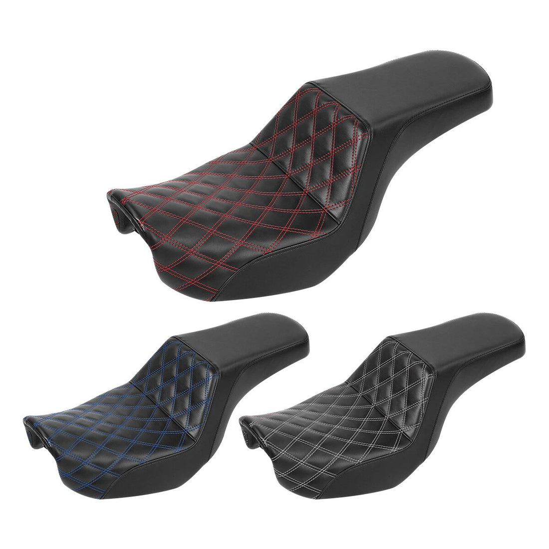 Driver Passenger Seat Fit For Harley Dyna Street Bob 06-17 Wide Glide Switchback