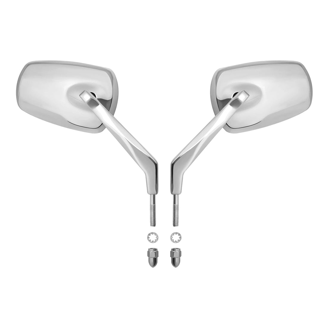 Chrome Rear View Mirrors Fit For Harley Electra Street Road Glide King 1982-2024