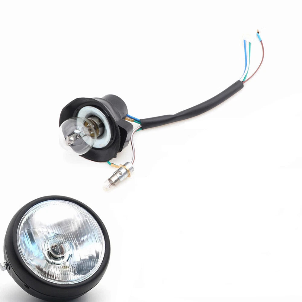 12V 35W BA20d Bulb Halogen Lamp Headlight Lamp Bulb Holder For Honda GN125 CG125