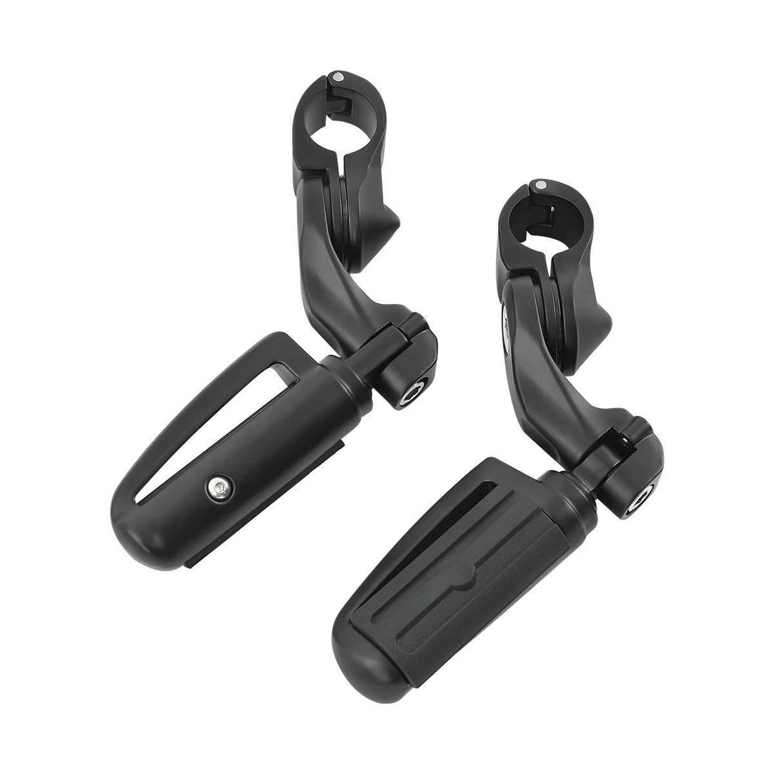 Fit For Harley Touring 1.25" short adjustable highway footpegs clamps pegs