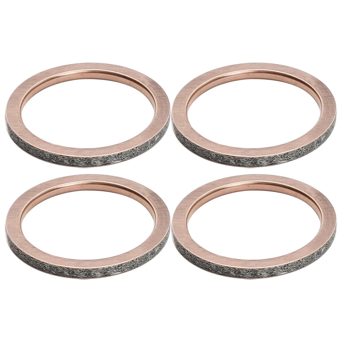 4PC Exhaust Pipe Gasket Yamaha YZF-R1/R1S/R1M 15-21 FZ10 17-18 MT-10 18-21