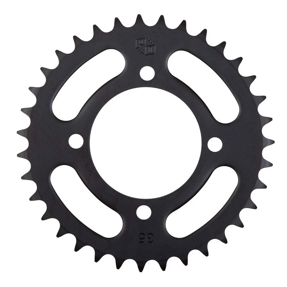 Primary Drive Rear Steel Sprocket 35 Tooth Black For Yamaha TTR90 2000-2003
