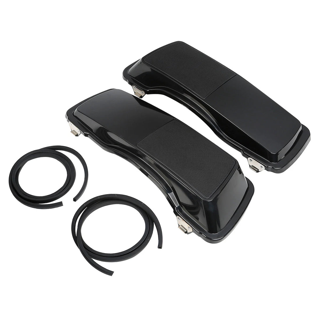6"x9" Black Saddlebag Speaker Lid Fit For Harley Touring Road Street Glide 93-13