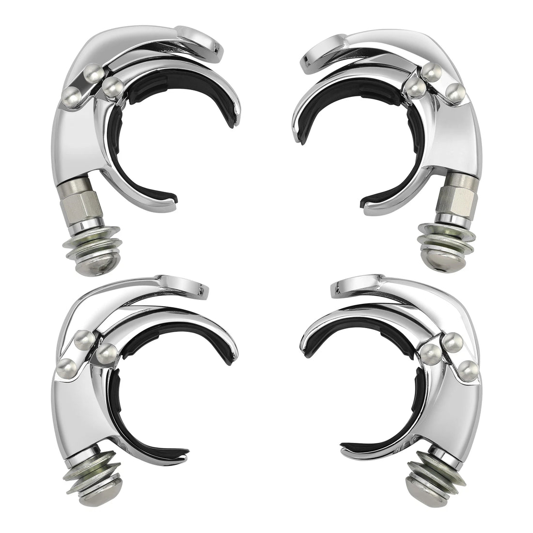 54mm 56mm Windshield Clamps Fit For Harley Fat Bob 2018-2024 Sportster S 2021-25