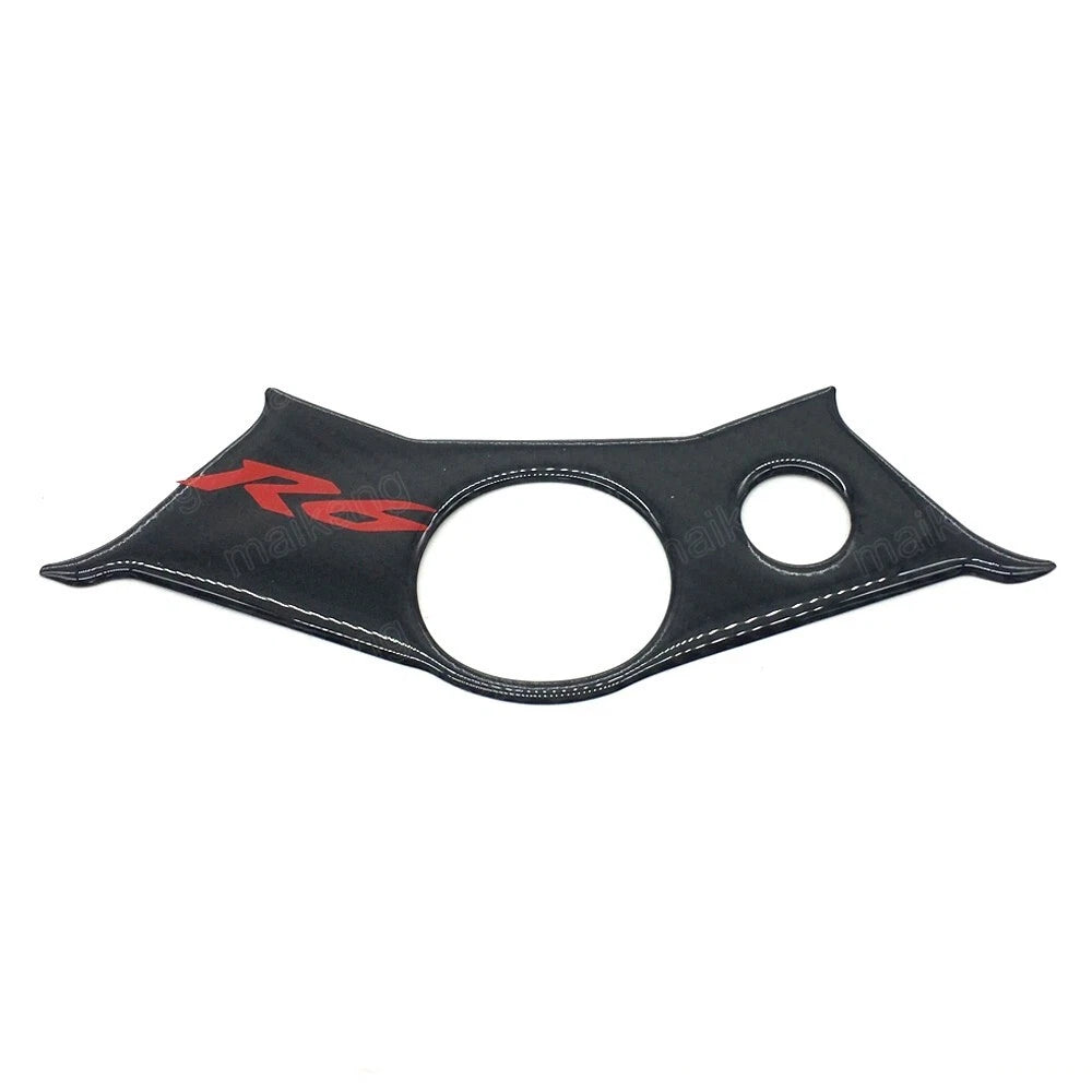 Carbon Triple Tree Top Clamp Upper 3D Decal Sticker Fit Yamaha YZF-R6 2003-2005