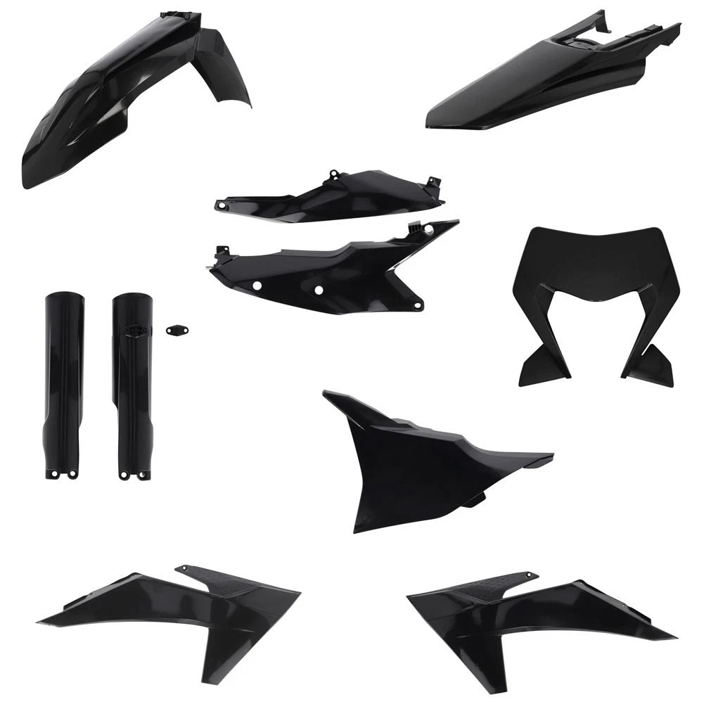 Acerbis 2986550001 Full Plastic Kit Black